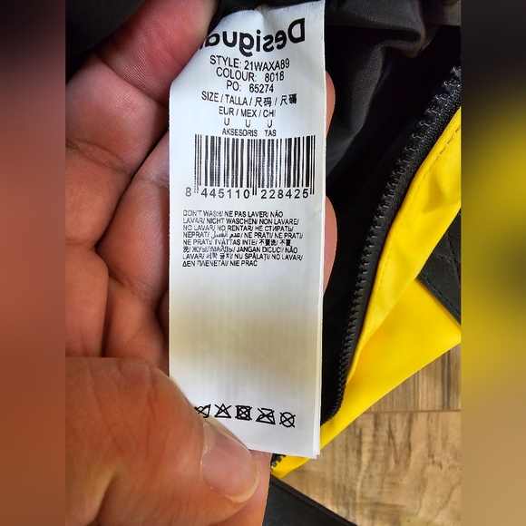 Desigual yellow padded tote - Picture 7 of 10